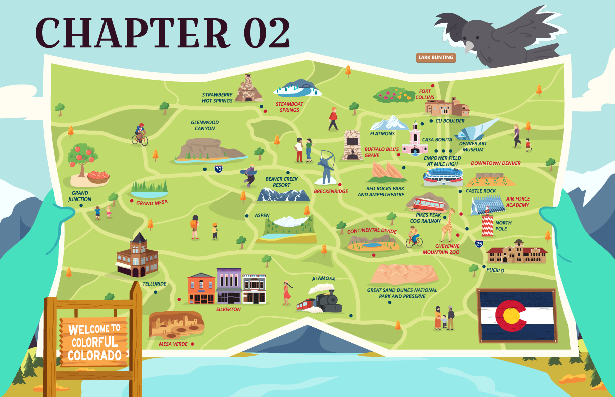 Map of Colorado State