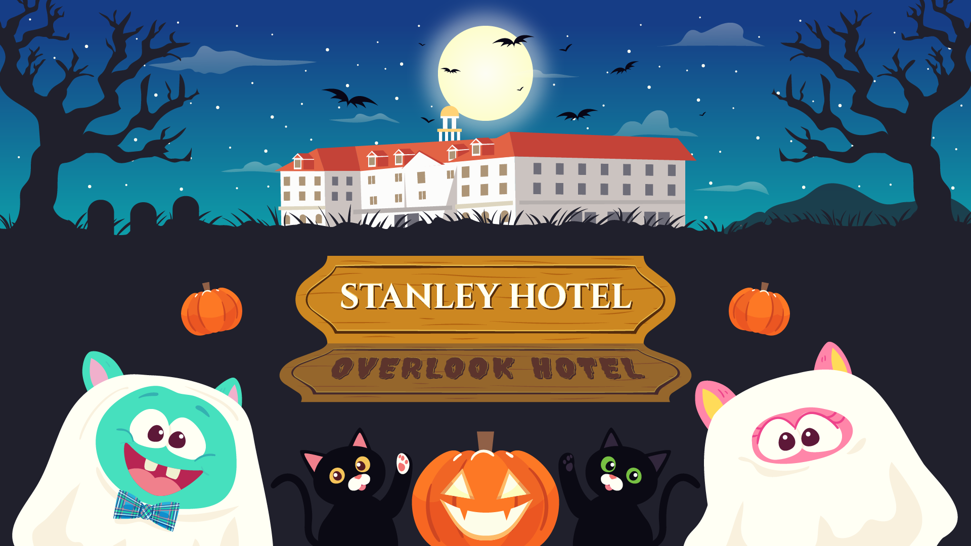 NEW! Children’s Halloween Story Stanley Hotel, Colorado OhNo & Friends