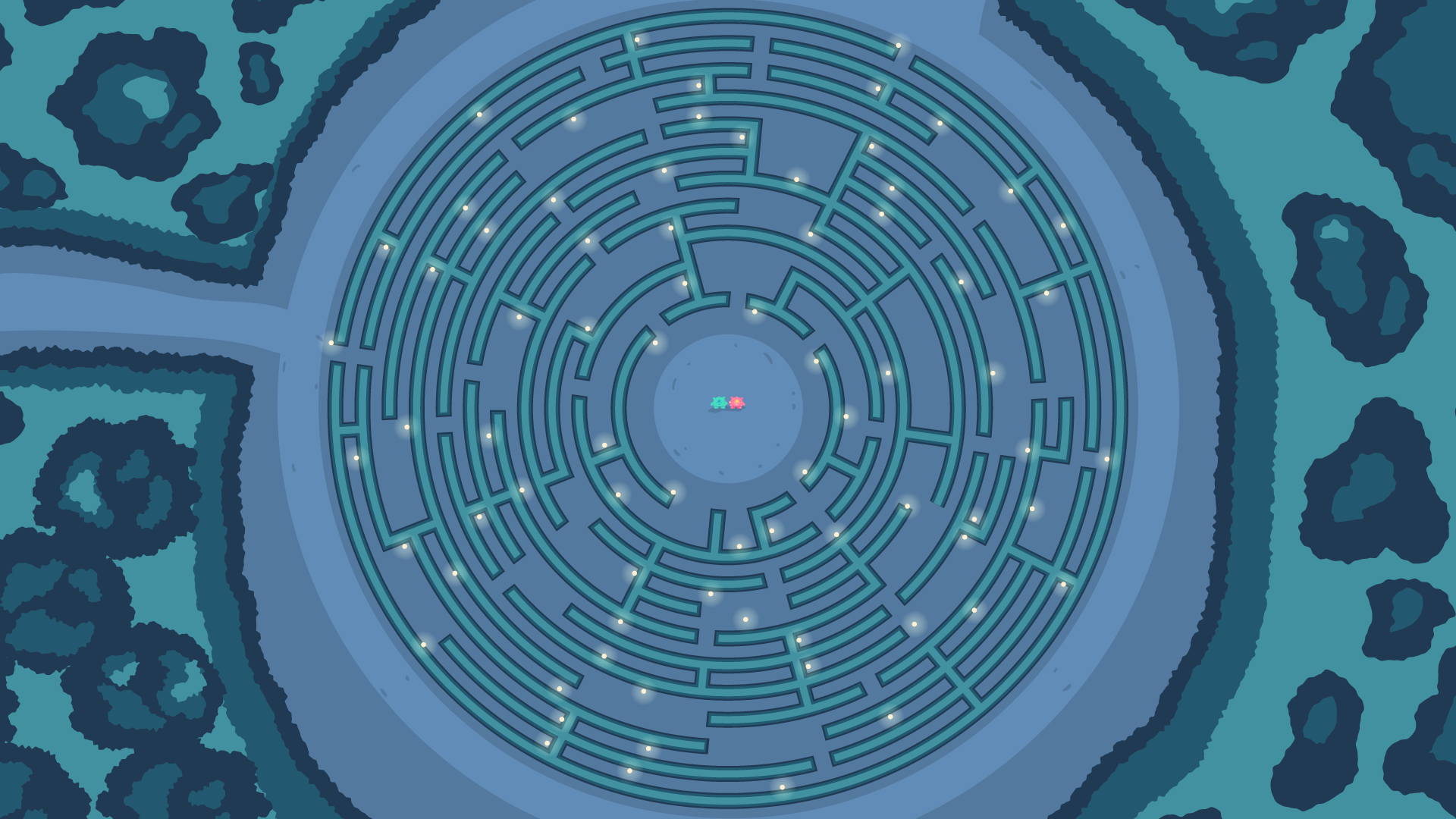 Hedge Maze Bird's Eyes View